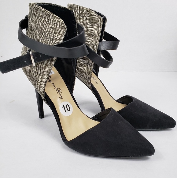 Penny Loves Kenny Shoes - Penny Loves Kenny Black & White Stiletto Heels